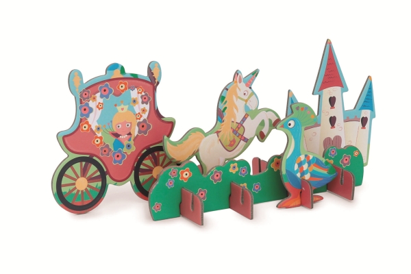 Puzzle 2In1 2D And 3D Scenery Princess