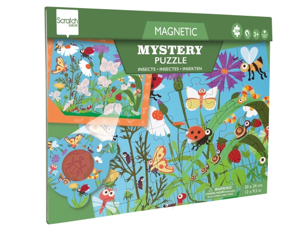 Großes Magnetisches Puzzlespiel - Insekten