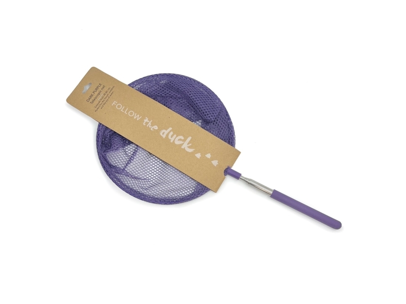 Teleskop-Fischernetz - Dunkelviolett