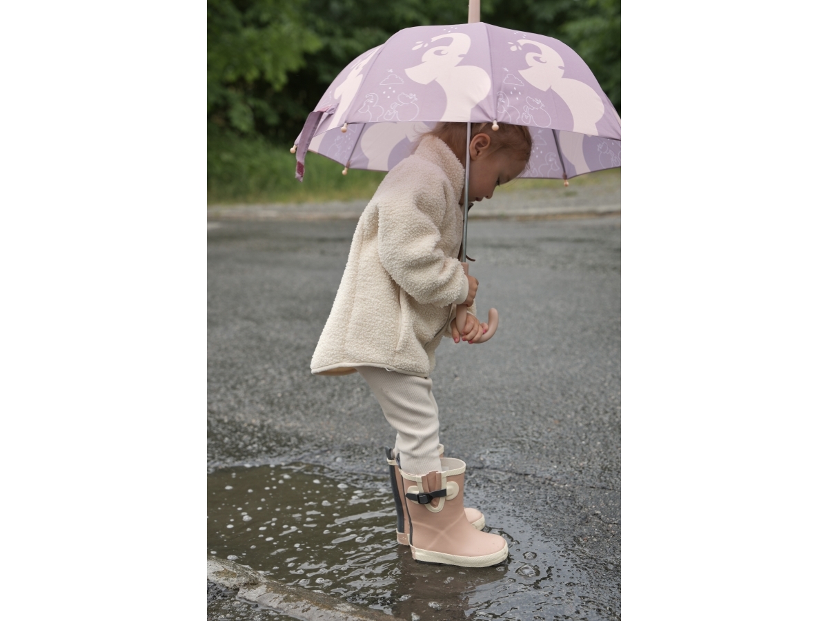 Børneparaply - rosa