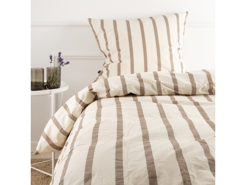 Nordisk Tekstil Luomupuuvillainen vuodevaatesetti Kelly stripe