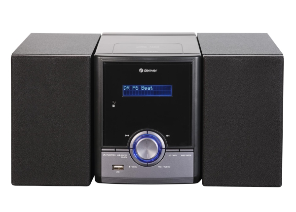 Denver Mda-285, Home Audio Mini System, Sort, 1 Diske, Top, 50 W, 2-Vejs