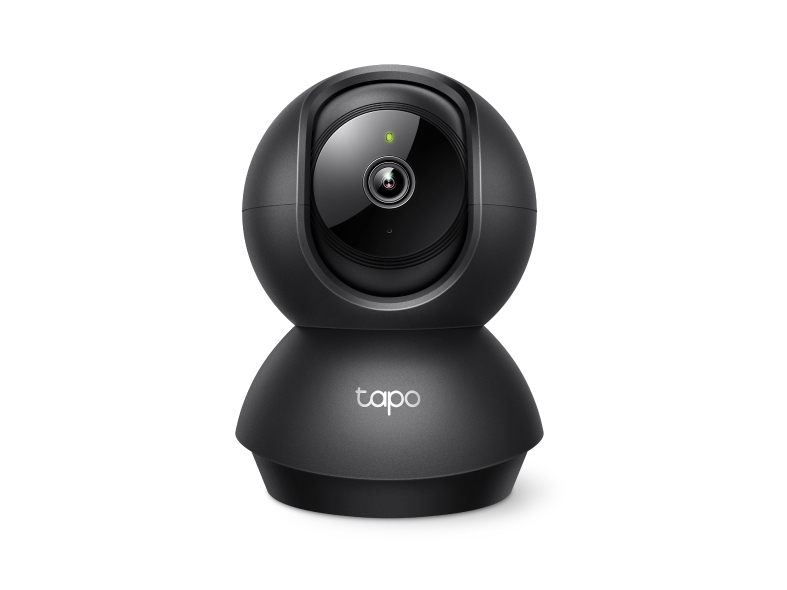 TP-Link TAPO C201, IP-sikkerhedskamera, Indendørs, Kabel & trådløs, Bord/Væg, Sort, 75.2°