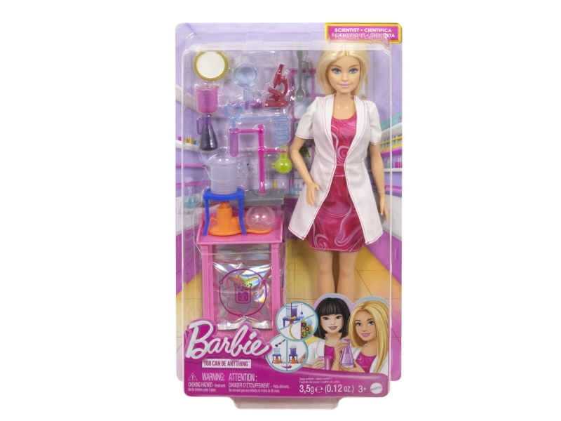 Barbie - Karriere Dukke - Deluxe Scientist Dukke Legesæt