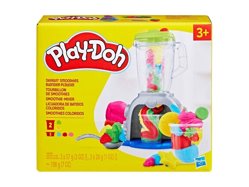 Play-Doh Kitchen Creations Swirlin Smoothies Blender-lekset, Pysselset för barn, 3 År, Giftfri, Multifärg | Tele & GPS - Batteri & Laddare - Billaddare | GameStuff