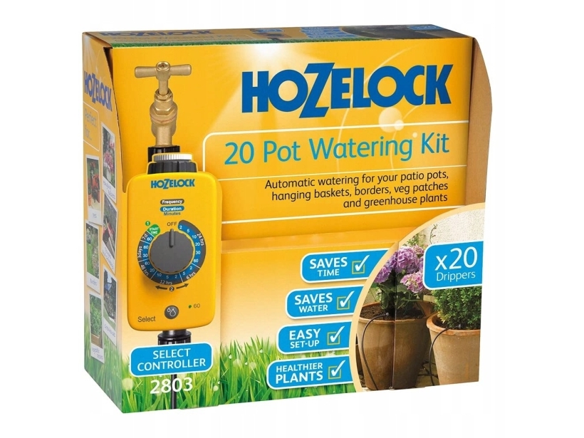 Hozelock Dråbevandingssæt Stikkobling Slangelängd: 15 m 2803 1240 | Trädgården - Bevattning av trädgårdar - Bevattningssystem | GameStuff