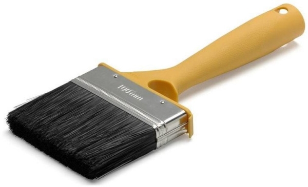 Anza lige facadepensel 120mm - Basic til enkle opgaver, praktisk spandeholder