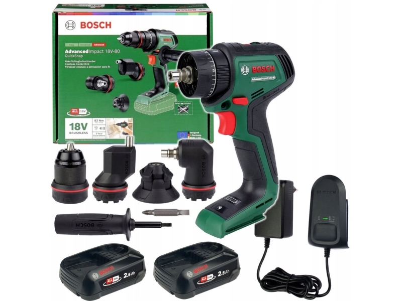 Bosch Akkuslagboremaskine Adv 18v 80 M/tilb Solo
