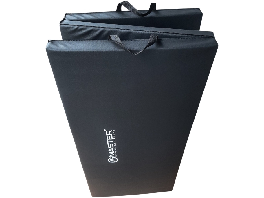 Träningsmatta hopfällbar skumgummimatta tredelad svart MASTER 180x120x5 cm | Sport & Träning - Fitnessredskap - Träningsmattor | GameStuff