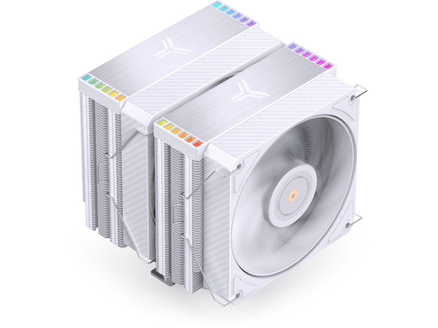 Jonsbo Hx6280 Procesoriaus Aušintuvas, Pwm, Rgb - 130Mm, Baltos Spalvos