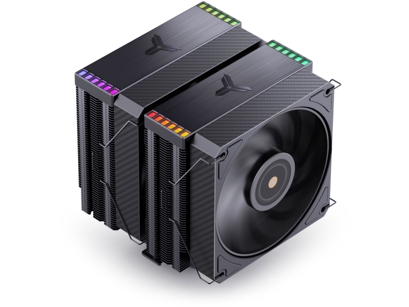Jonsbo Hx6280 Cpu Cooler, Pwm, Rgb - 130Mm, Juodas