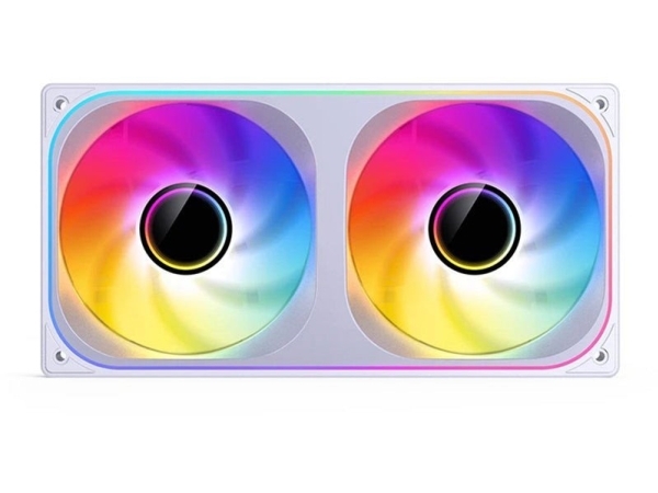 Jonsbo Zb-240 Infinity Mirror Argb Pwm Blæser 240 Mm Hvid (Zb-240W)