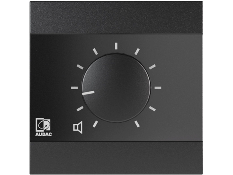 Væghængt lysdæmper/regulator AUDAC WP200/B sort