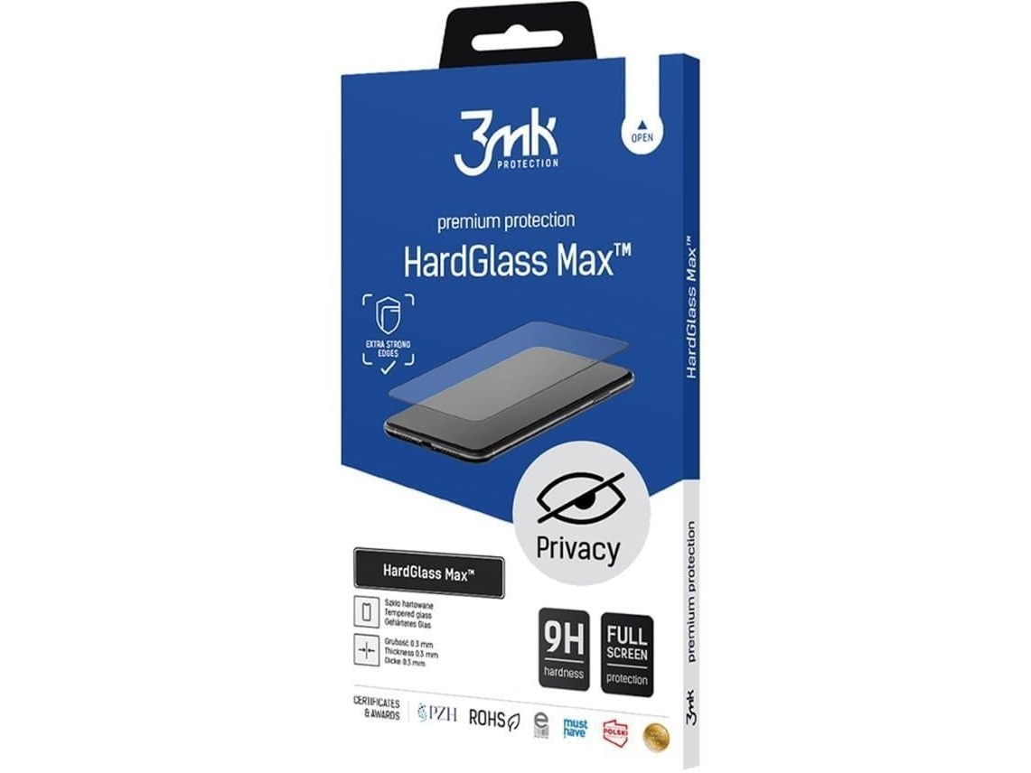 3Mk Hardglass Max Privacy Til Samsung Galaxy S25 Edge Sort