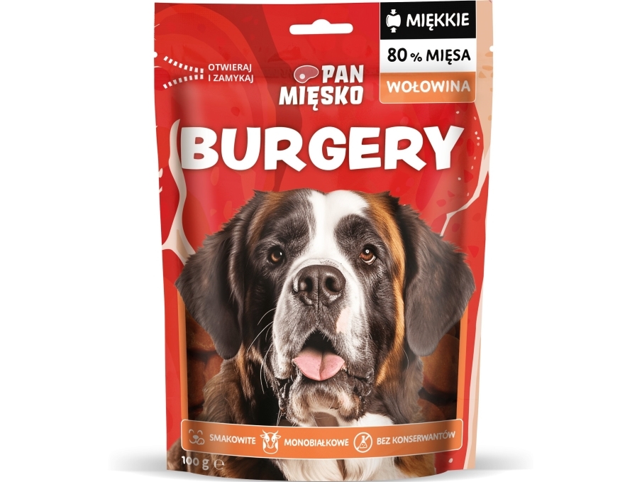 Beef Burgers Hundeleckerli (Erwachsene) 100G