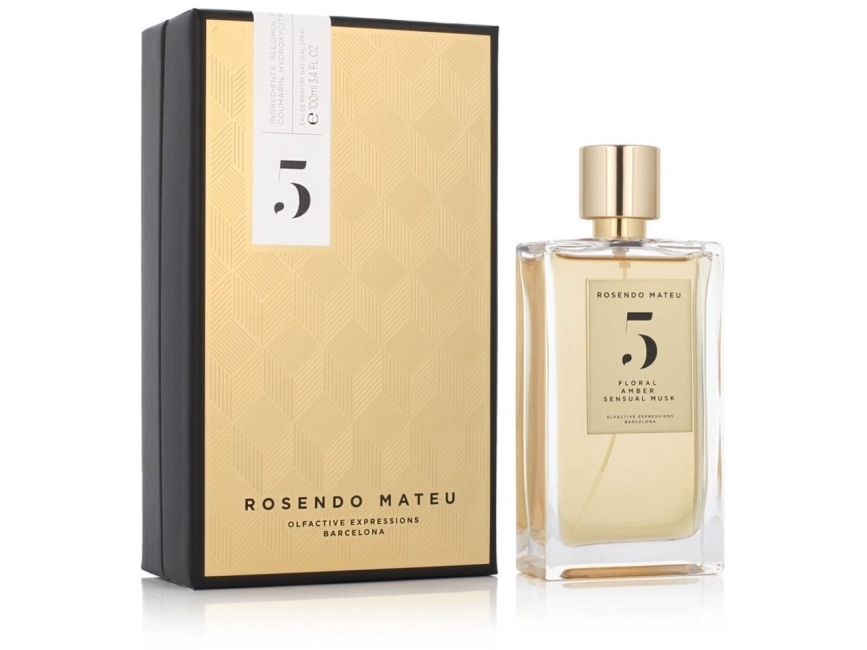 Rosendo Mateu Olfactive Expressions Nº 5 Floral, Amber, Sensual Musk Eau De Parfum 100 ml (unisex)