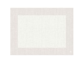 Tischsets Bio Dunicel 30X40 Cm Linnea Weiß, 5 Pk X 100 Stk/Karton