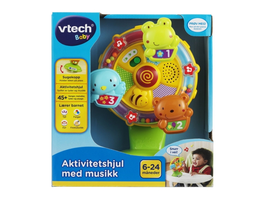 Vtech Baby Sing along Spinning Wheel NO | Leksaker - Figurer & Dockor | GameStuff