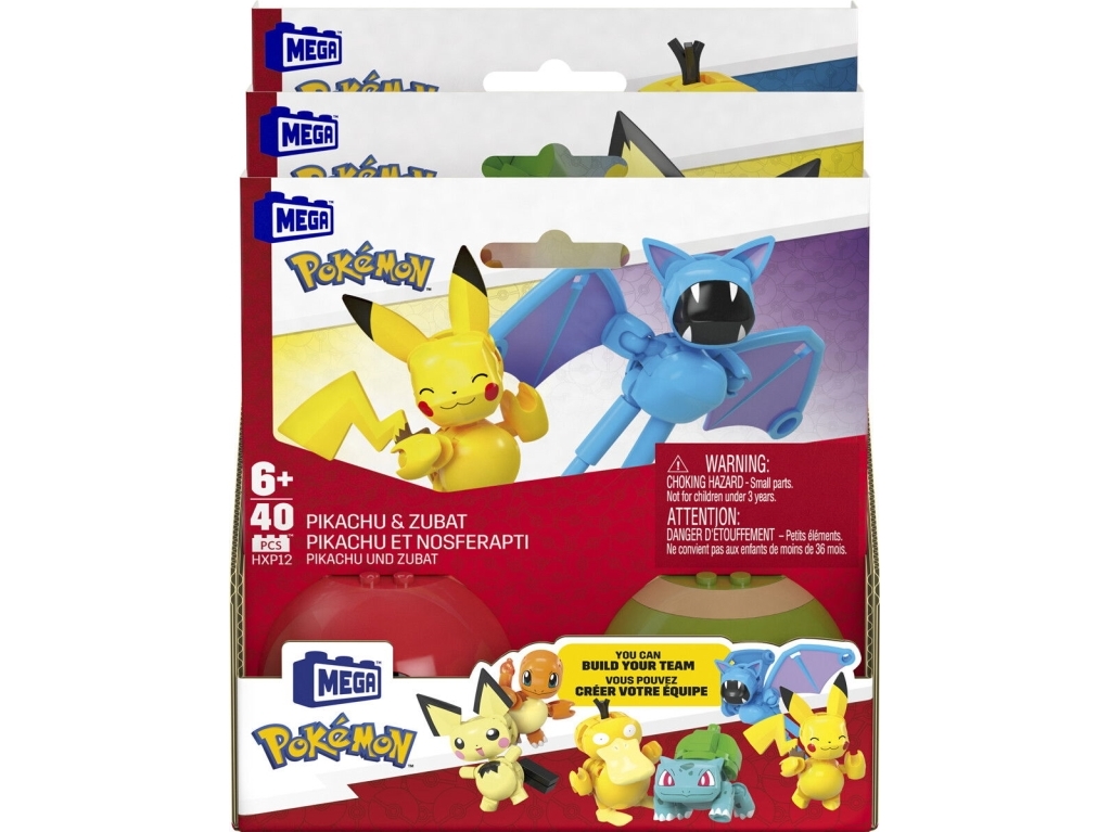 MEGA Pokémon Pokeball 2-Pack Asst CDU