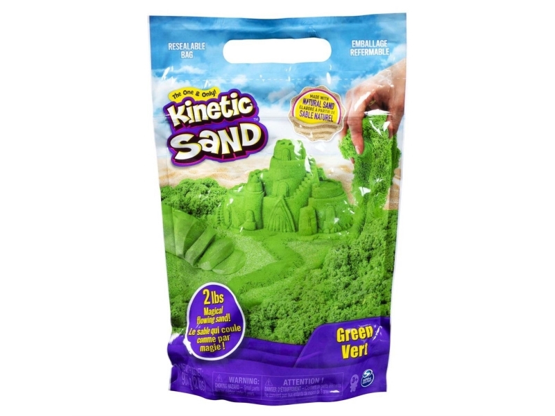 Kinetic Sand Colour Bag Green | Leksaker - Kreativitet - Lek sand | GameStuff