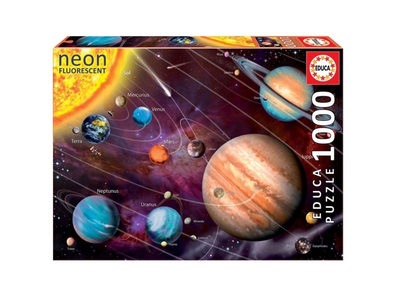 Educa 1000 Solar system, Neon | Leksaker - Spel - Pussel | GameStuff