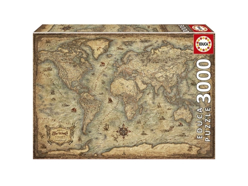 Educa 3000 Map Of The World