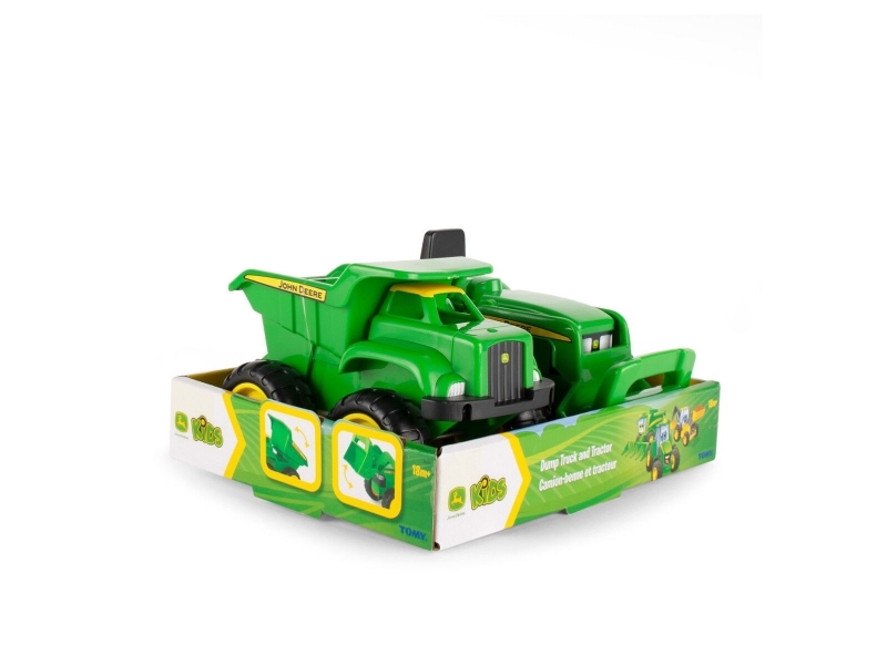 John Deere minisandlåda med traktor och tippflak | Leksaker - Bilar och andra fordon - Jordbruksmaskiner | GameStuff
