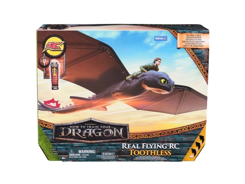 Dragons Movie RC Real Flying Toothless - Fjernstyret Drage