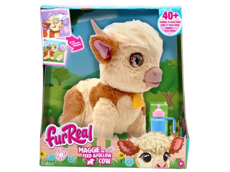 furReal Maggie - interaktiv ko med flaske og 50+ lyde
