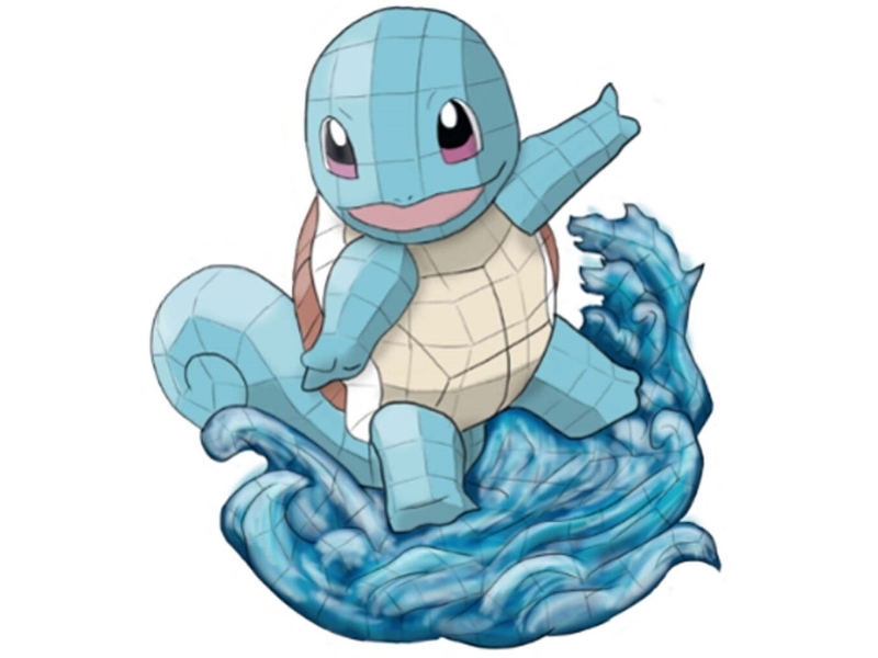 4D Puzzles Pokemon 30 Cm - Squirtle