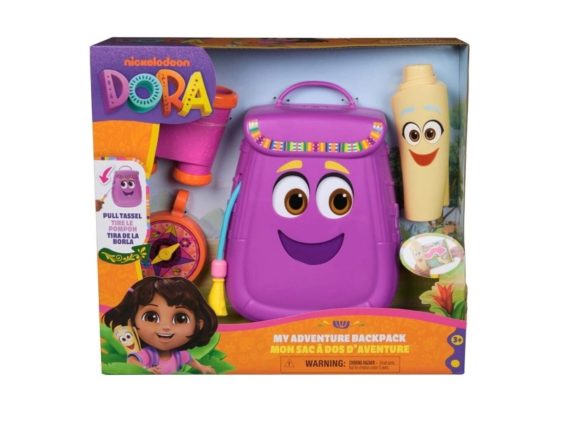 Dora The Explorer Backpack w. Map | Alla Playmobil | GameStuff