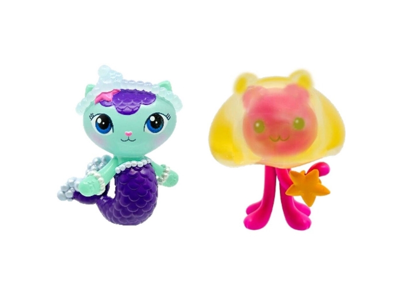Gabby's Movie 2Pack Figure-Mercat & Cat Jelly Fish
