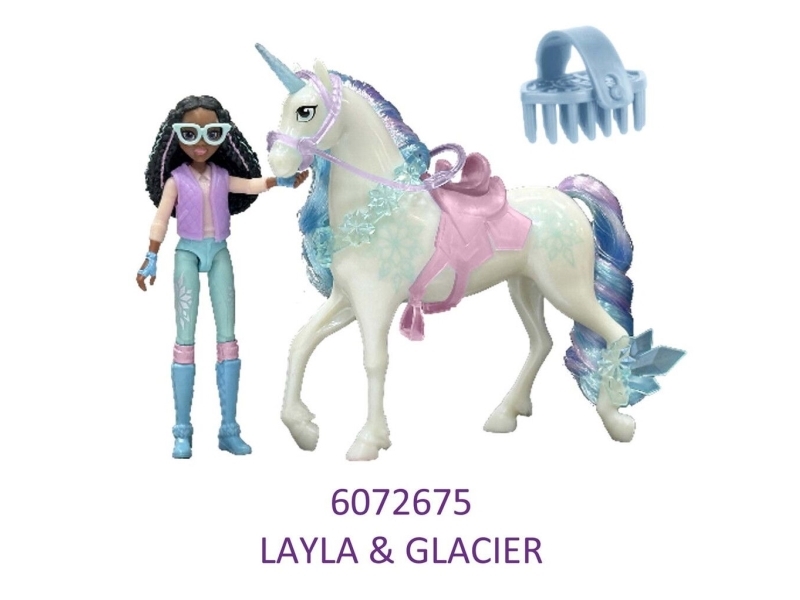 Unicorn Academy Doll & Unicorn V2 -Layla & Glacier | Leksaker - Figurer & Dockor | GameStuff