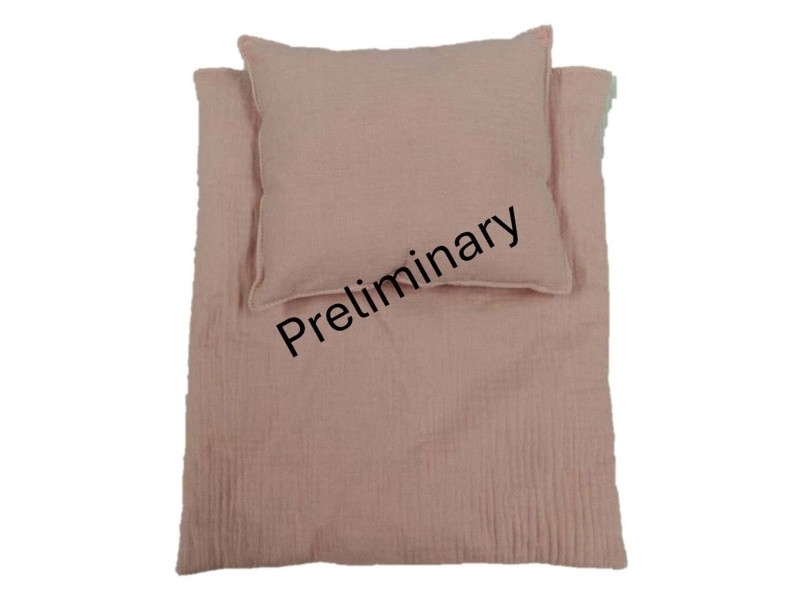 Krea Doll Bed Linen, Rose Col.