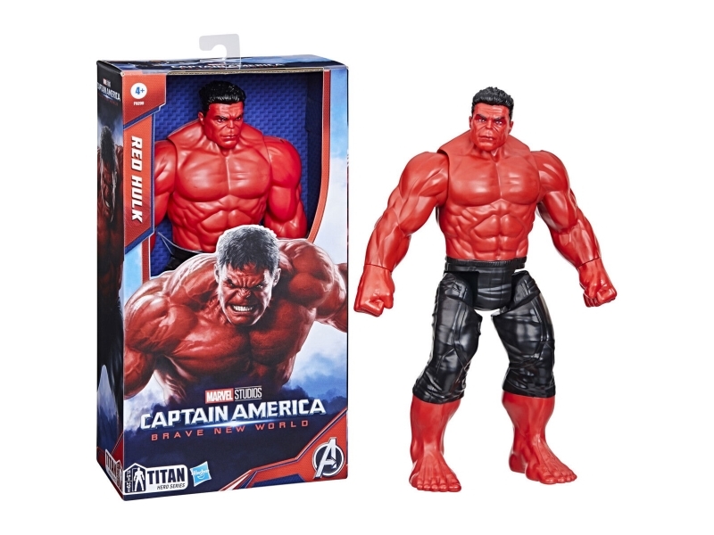 Marvel Captain America Brave New World Titan Hero Series Red Hulk 30 cm