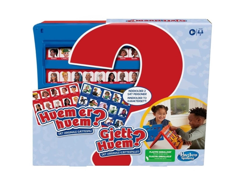 Hasbro Gaming Guess Who?, Lautapelin lisäosa, Yhdistelypeli, 6 vuosi/vuosia