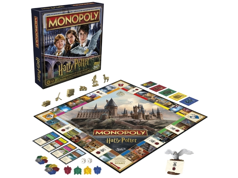 Monopoly Harry Potter Edition - Dansk Norsk - Hasbro F9422