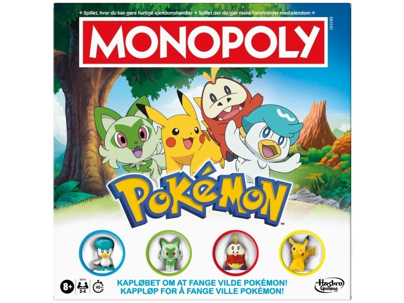 Monopoly Pokemon DK/NO | Leksaker - Spel - Kortspel | GameStuff