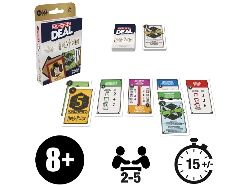 Hasbro gaming Kortspil Monopoly Deal Harry Potter (SE/FI)