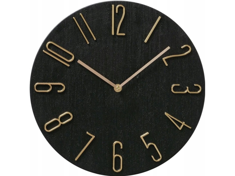 Boltze sort loft TEMPO-ur, Ø 30 cm