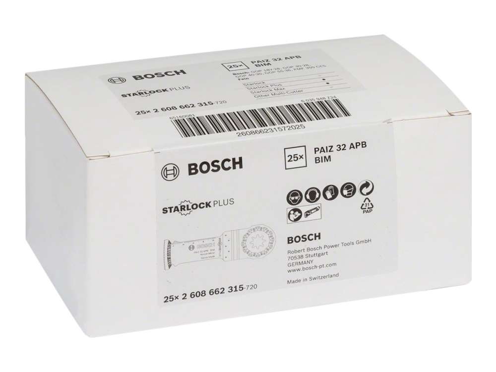 Bosch PAIZ 32 APB - Sågblad för håltagning - Starlock Plus - bredd: 32 mm | Elverktyg - Sågblad - Övriga Sågblad | GameStuff