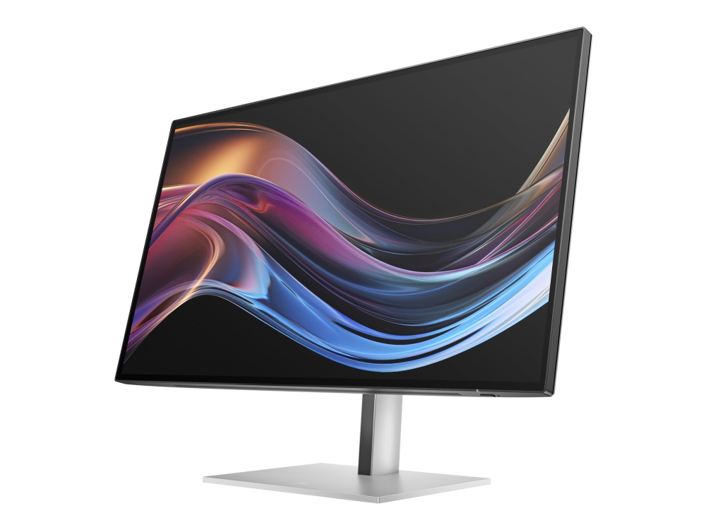 HP 727pk - Series 7 Pro - LED-skærm - 27 - 3840 x 2160 4K @ 60 Hz - IPS Black - 400 cd/m² - 2000:1 - DisplayHDR 400 - 5 ms - Thunderbolt 4, HDMI, DisplayPort - sort, sølv