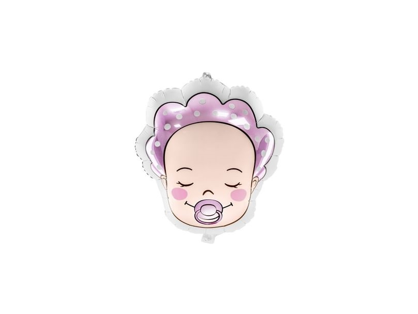 Folieballon Baby Girl Ansigt