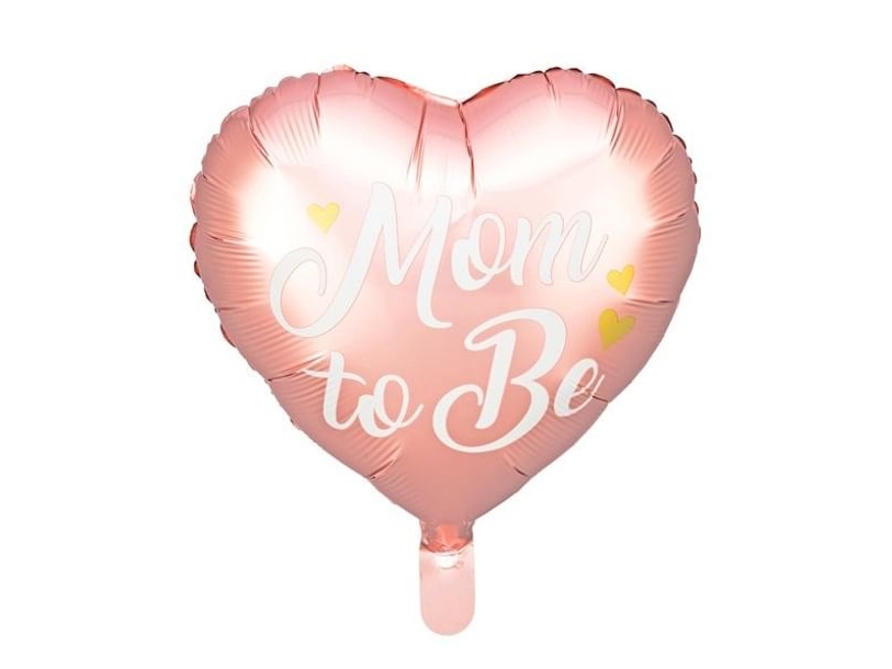 Pink Folieballon Mom To Be