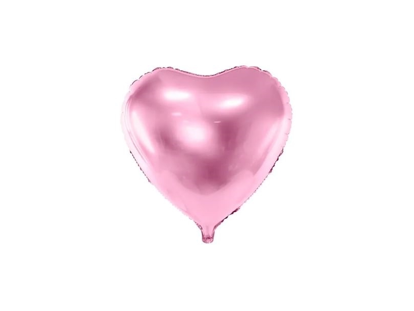 Folienballon Herz, Rosa