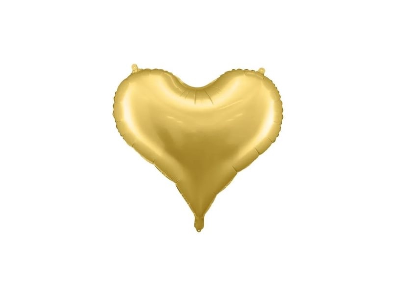 Guld Hjerte Folieballon