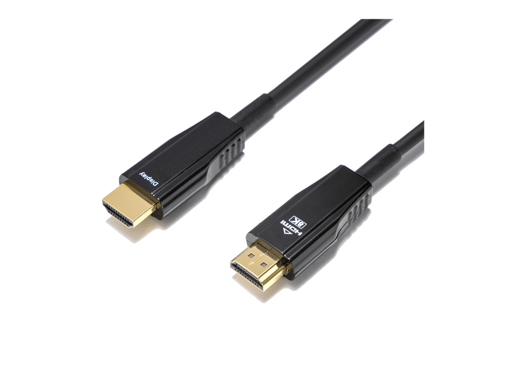 Deltaco - Ultra High Speed - Hdmi-Kabel - Hdmi Han Til Hdmi Han - 20 M - Sort - Active Optical Cable (Aoc), Op Til 48 Gbps Datatransferhastighed, 4K6