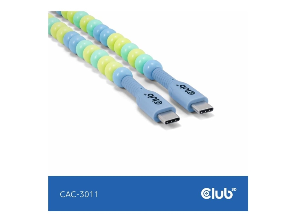 Club3d Cac-3011, 2 M, Usb C, Usb C, 0,48 Gbit/S, Blau, Grün
