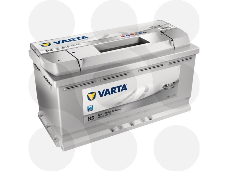 Varta batteri BATTERY VARTA SD 600402083 H3 100AH/830A