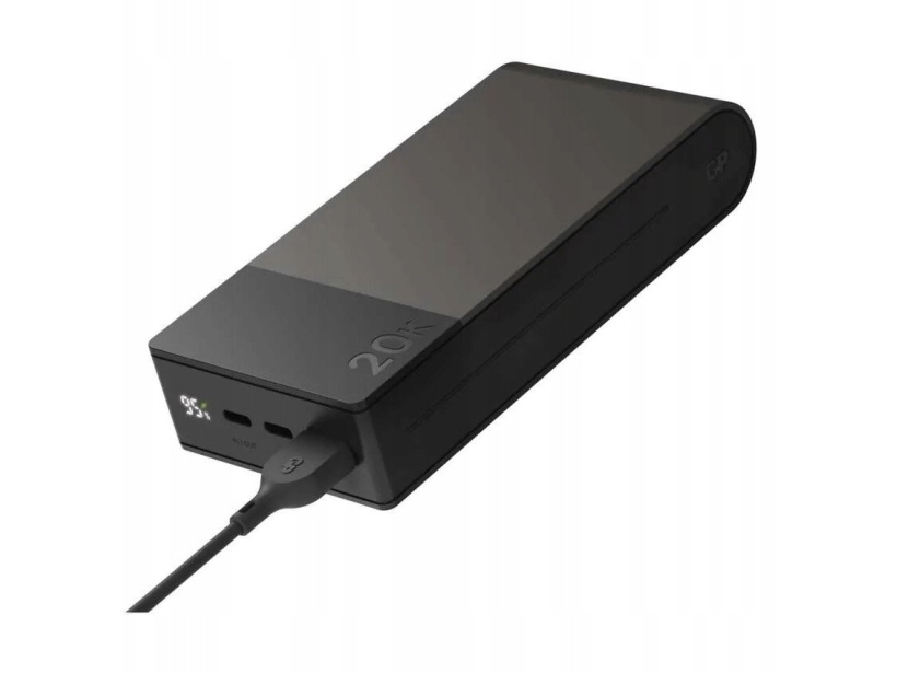 Gp Battery Gp Powerbank M2+ 20C 20000Mah 2Xusb-C/1Xusb-A Schwarz Led-Anz. (Gppbm20cgymsr287)
